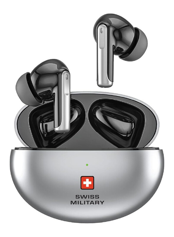 

Swiss Military Victor 3 Wireless In-Ear Noise Cancelling Earbuds, Grey