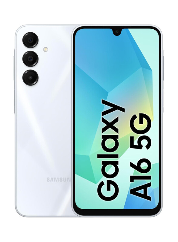 

Samsung Galaxy A16 128GB Light Grey, 4GB RAM, 5G, Dual Sim Smartphone, UAE Version