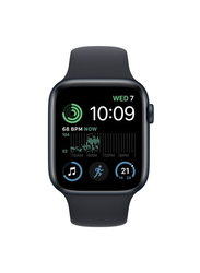 Apple SE 40mm Smartwatch, GPS, Midnight Aluminium Case with Midnight Sport Band