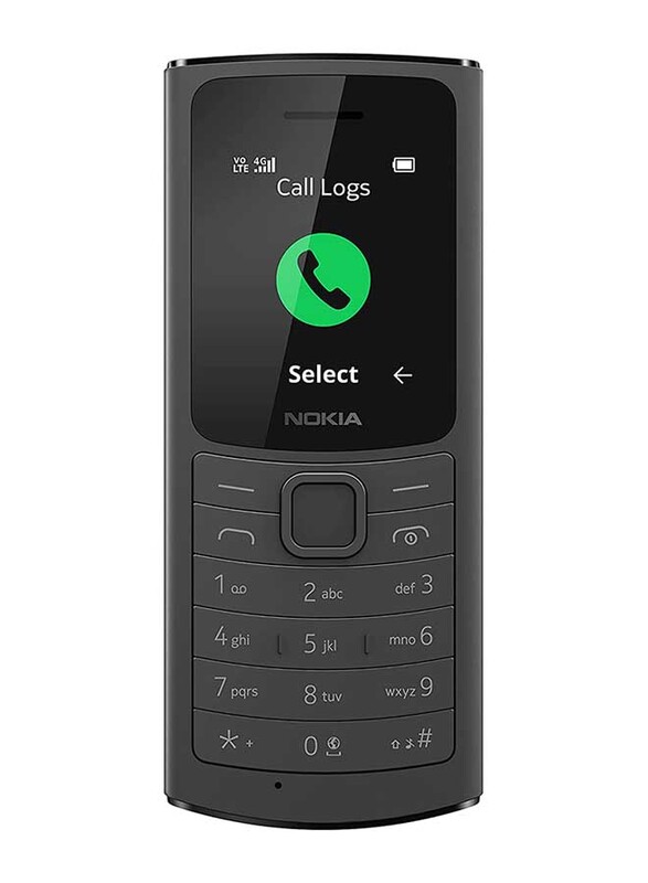 Nokia 110 0.13GB Black, 1GB RAM, 4G LTE, Dual Sim Normal Mobile Phone, 16LYRB21A03