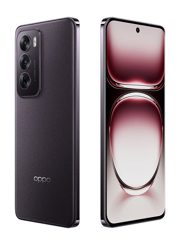 

Oppo Reno 12 512GB Matte Brown, 12 RAM, 5G, Dual Sim Smartphone, Middle East Version