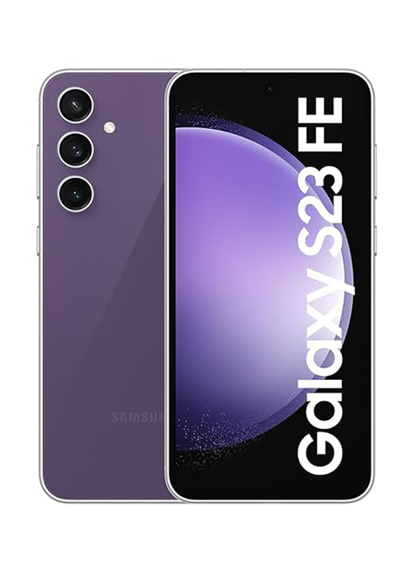 Samsung Galaxy S23 FE 256GB Purple, 8GB RAM, 5G, Dual Sim Smartphone, Middle East Version