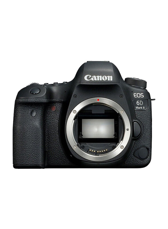 

Canon EOS 6D Mark II DSLR Camera with LCD Touchscreen, 26.2MP, Black