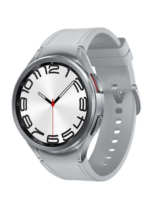 Samsung Galaxy Watch 6 Classic 43mm Smartwatch, GPS, Silver, UAE Version