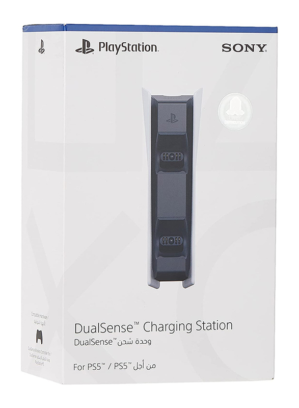 Sony DualSense Charging Station for PlayStation 5 Controllers, UAE Version, Black/White