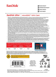 SanDisk 1TB Ultra UHS-I MicroSDXC Memory Card, 120MB/s, SDSQUA4-1T00-GN6MN, Multicolour