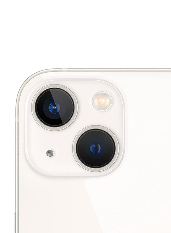 Apple iPhone 13 128GB Starlight, with FaceTime, 4GB RAM, 5G, Single Sim Smartphone, International UAE Version