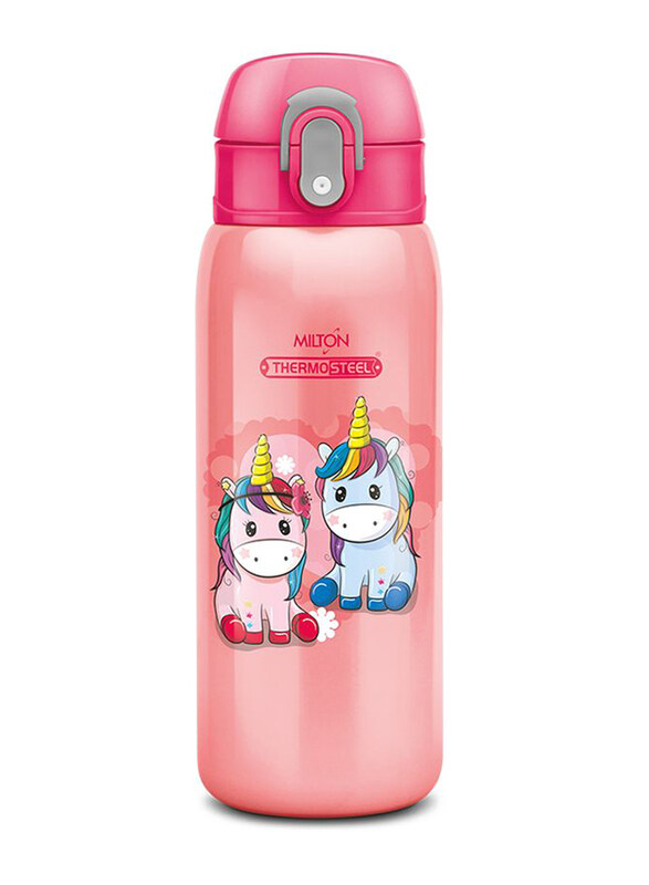 

Milton Jolly Unicorn Water Bottle, 390ml, Pink