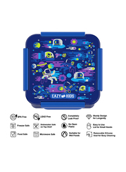 Eazy Kids Astronauts Lunch Box, 650ml, 3+ Years, Blue