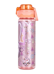 Nova Kids Water Bottle with Straw, 700ml, Orange