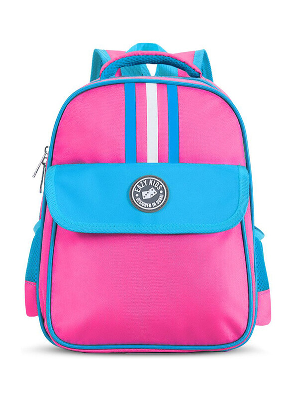 

Eazy Kids Hero School Bag, Pink/Blue