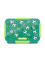 Eazy Kids Lunch Box, Soccer, 3+ Years, 850ml, Green