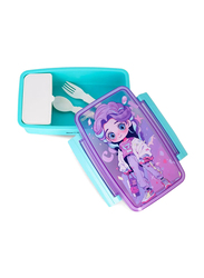 Nova Kids Bento Lunch Box with Spoon & Fork, Cite Girl Pink