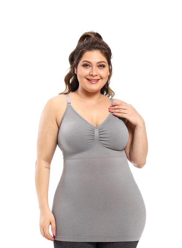 

Sunveno Maternity Nursing Tank Top for Women, XX-Large, Grey