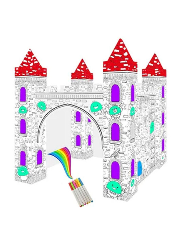 

Eazy Kids DIY Doodle Erasable Painting Castle, Ages 3+