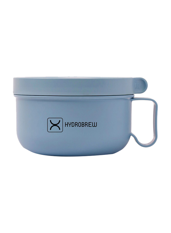 Hydrobrew Lunch Box with Folding Spoon, Blue