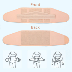 Sunveno Abdominal Support Maternity Cross Grip Belly Wrap, Beige, X-Large