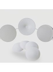 Sunveno Reusable Breast Pads Set, 4 Pieces, White