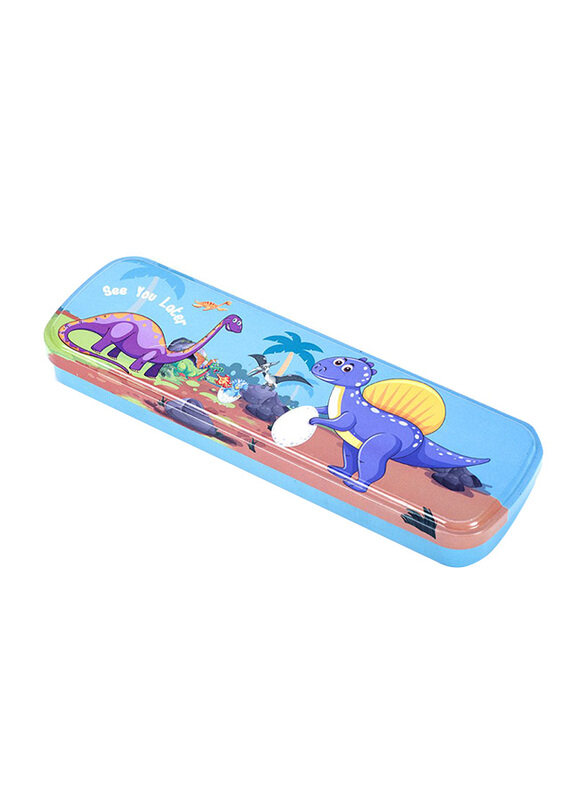 

Eazy Kids Dinosaur Pencil Box For Unisex, Blue