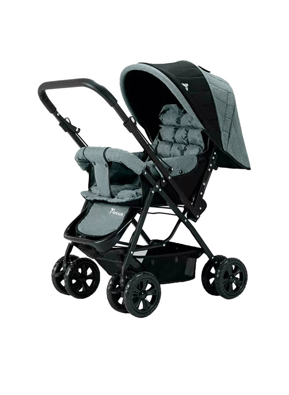 Teknum Reversible Look at Me Stroller, Dark Grey