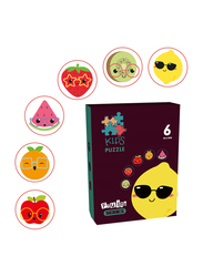 Little Story 6-Piece Fruits Matching Puzzle