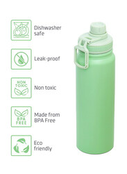 Eazy Kids Insulated Tracking Water Bottle, 800ml, Light Green