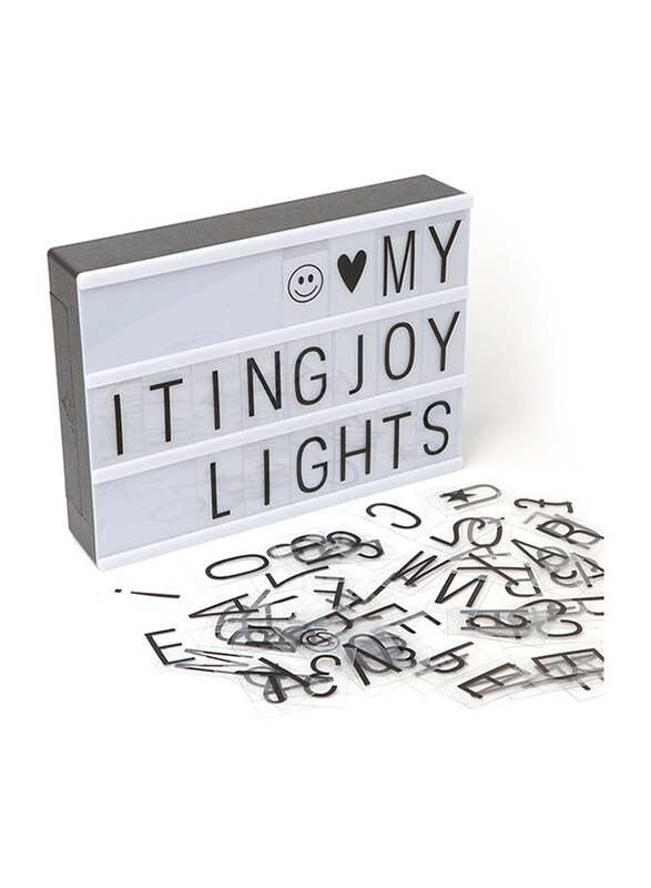 

Eazy Kids Letter Light Box, A4, White/Black