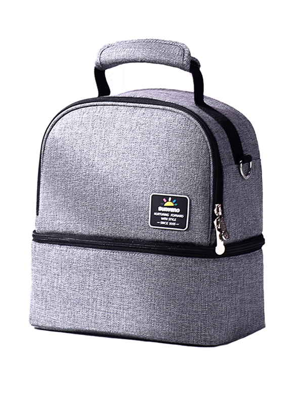 Sunveno Insulated Office Lunch Bag, Space Grey