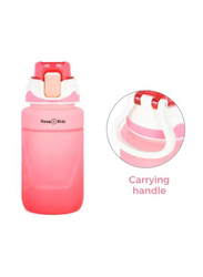 Nova Kids Water Bottle with Straw, 550ml, Pink