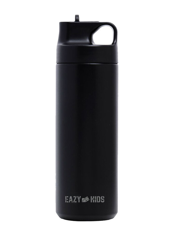 Eazy Kids Insulated Sports Water Bottle, 550ml, Black