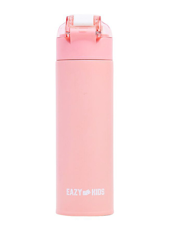 Eazy Kids Insulated Travel Water Bottle, 550ml, Pink