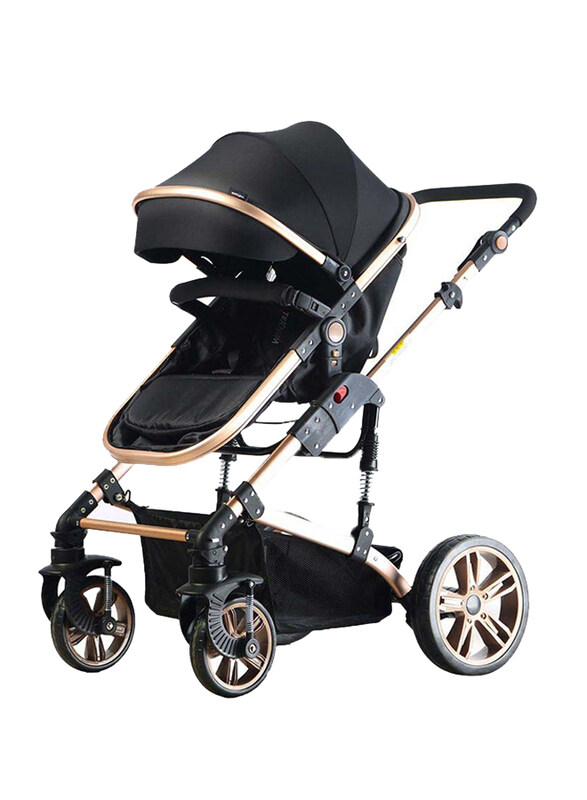 

Teknum 3-in-1 Pram Baby Stroller, Black