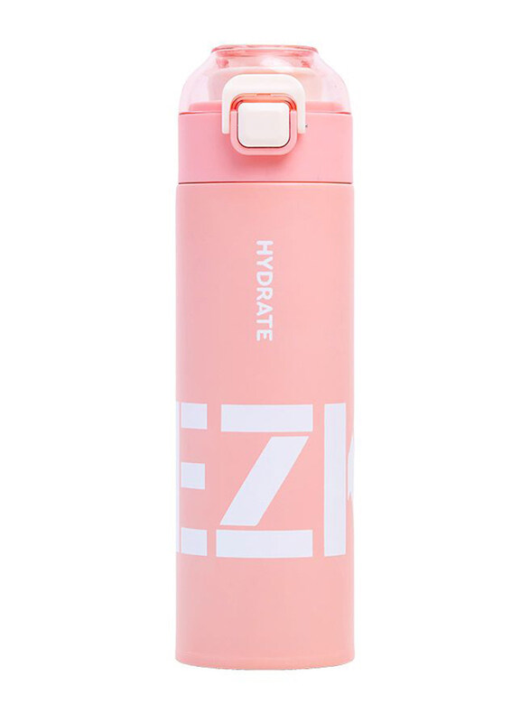 Eazy Kids Insulated Travel Water Bottle, 550ml, Pink