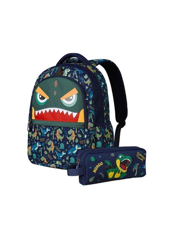

Nohoo 16-inch Dino Kids School Bag with Pencil Case Set, Multicolour