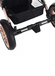 Teknum 3-in-1 Pram Stroller with Sunveno Fashion Diaper Tote Bag, Khaki