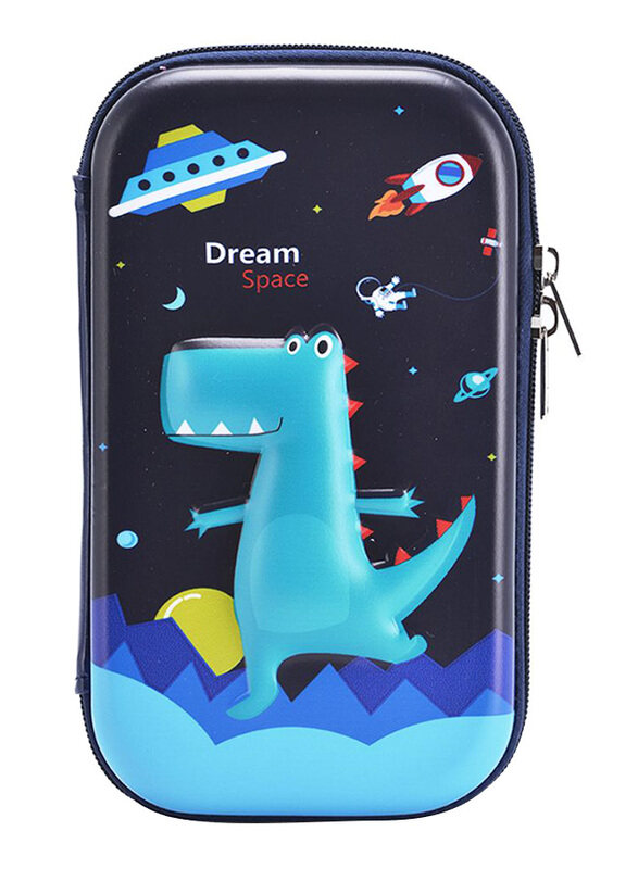 

Eazy Kids Dinosaur XL Pencil Case For Unisex, Black