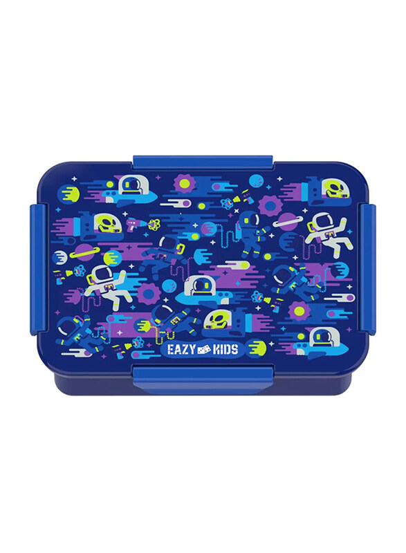 

Eazy Kids Lunch Box, Astronauts, 3+ Years, 850ml, Blue