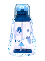 Eazy Kids Water Bottle With Straw, 600ml, Blue