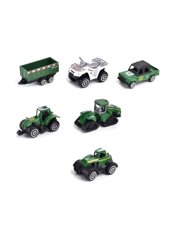 

Little Story Alloy Sliding Farmer's Vehicle, 6 Pieces, All Ages, Multicolour