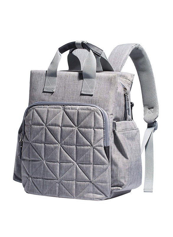 Little Story Styler Diaper Backpack Bag, Grey