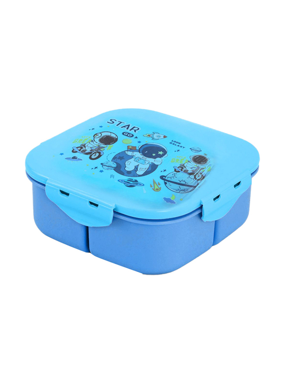 Nova Kids Square Bento Lunch Box, Galaxy Blue