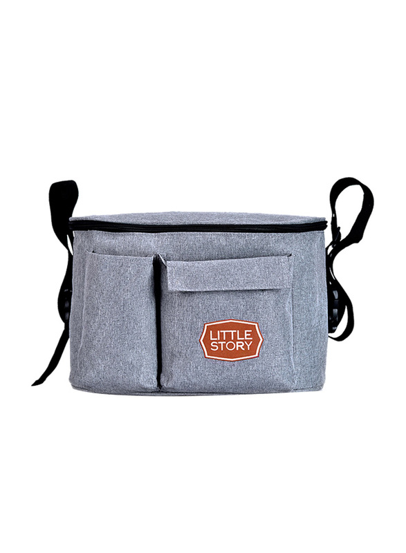 Little Story Stroller Organizer Travel Bag, Grey