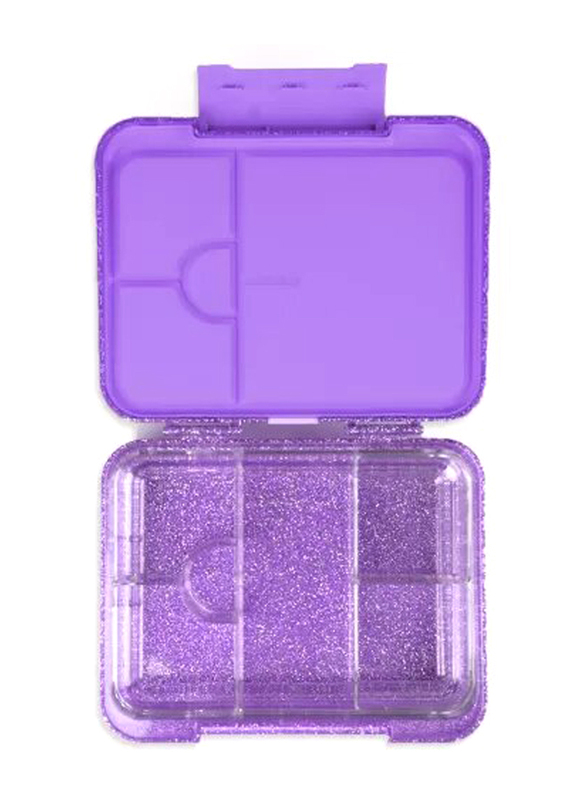 Hydrobrew 6 & 4 Convertible Bento Lunch Box, Glitter Purple