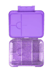 Hydrobrew 6 & 4 Convertible Bento Lunch Box, Glitter Purple