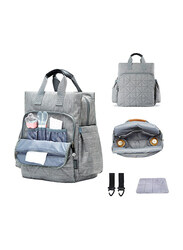 Little Story Styler Diaper Backpack Bag, Grey