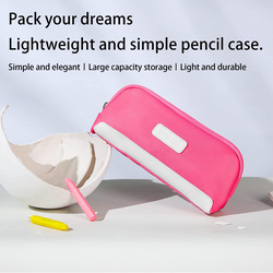 Nohoo Pencil Bag for Kids, Rose Pink