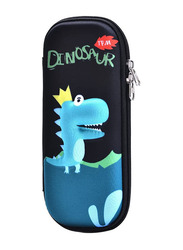 Eazy Kids Dinosaur 3D Dinosaur Pencil Case For Unisex, Blue