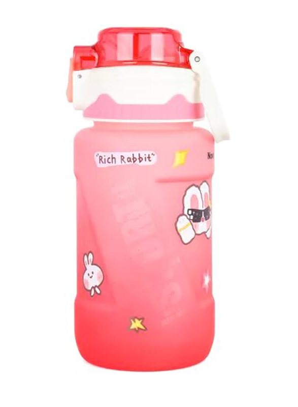 Nova Kids Water Bottle with Straw, 550ml, Pink