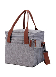 Little Story Insulated Lunch/Bottle Bag, Grey