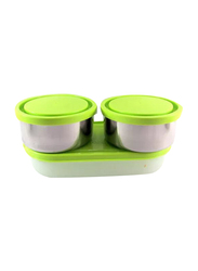 Milton Executive Insulated Lunch Box with Lunch Bag, Green